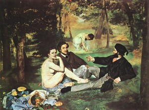 Edouard Manet, Le Dejeuner sur l’herbe, (1863)